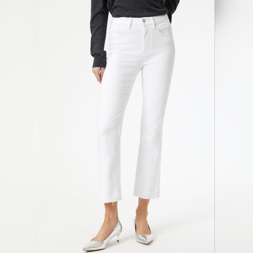 NWT White Jeans Mavi Anika Crop Flare Jeans 25/26